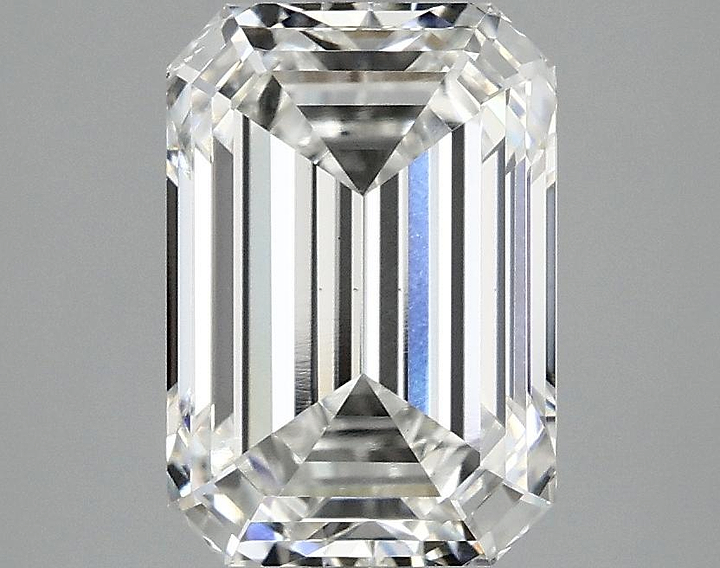 3.01 Carat Emerald Shaped Ideal Cut VS2 IGI Certified Lab Grown Diamond