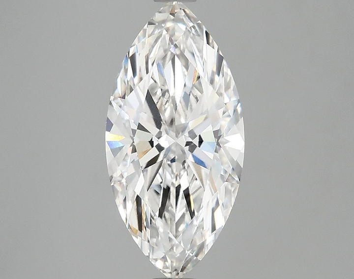 2.09 Carat Marquise Shaped Excellent Cut VVS2 IGI Certified Lab Grown Diamond