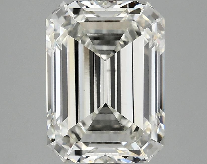 3.09 Carat Emerald Shaped Excellent Cut VS1 IGI Certified Lab Grown Diamond