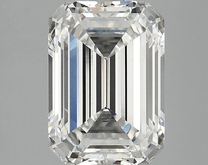 2.92 Carat Emerald Shaped Ideal Cut VS1 IGI Certified Lab Grown Diamond