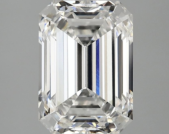 3.09 Carat Emerald Shaped Ideal Cut VVS2 IGI Certified Lab Grown Diamond
