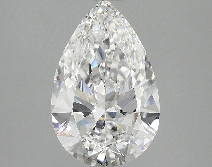 1.98 Carat Pear Shaped Ideal Cut VVS2 IGI Certified Lab Grown Diamond