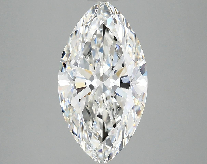 2.98 Carat Marquise Shaped Excellent Cut VVS2 IGI Certified Lab Grown Diamond