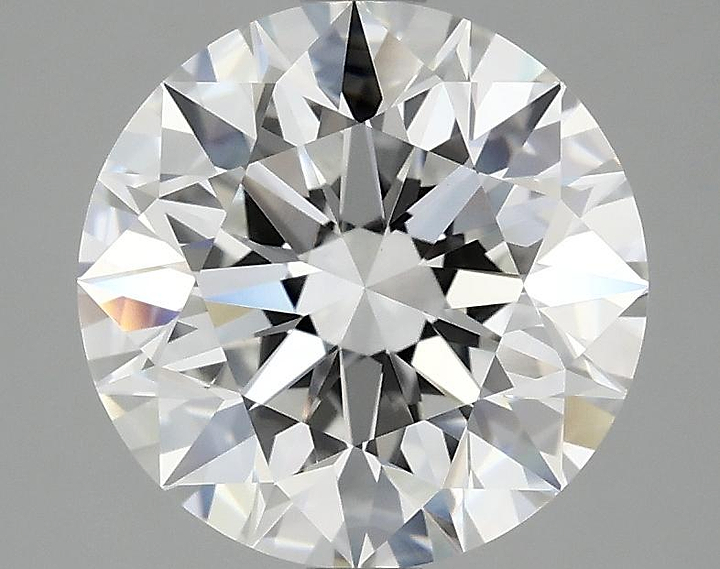 3.02 Carat Round Shaped Excellent Cut VVS2 IGI Certified Lab Grown Diamond