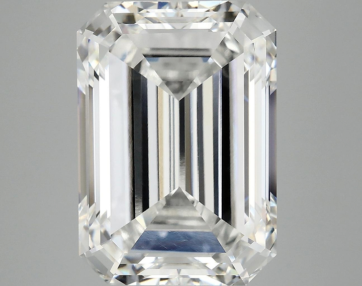 10.22 Carat Emerald Shaped Ideal Cut VVS2 IGI Certified Lab Grown Diamond