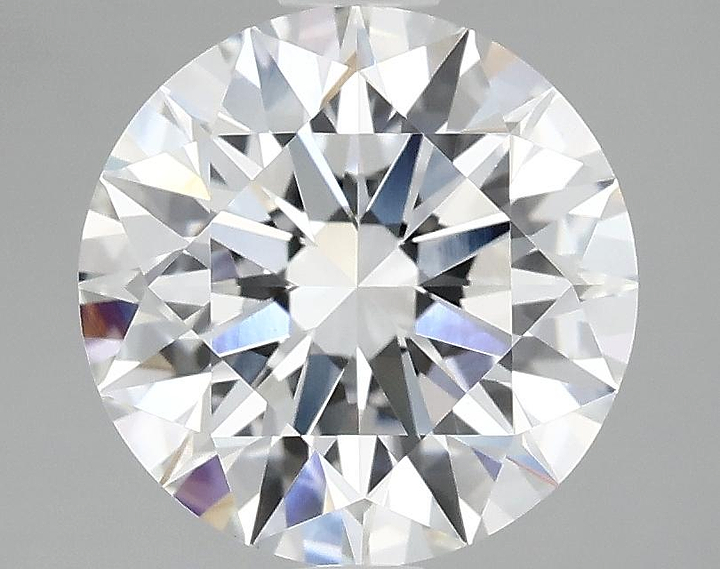 3.06 Carat Round Shaped Ideal Cut VVS2 IGI Certified Lab Grown Diamond