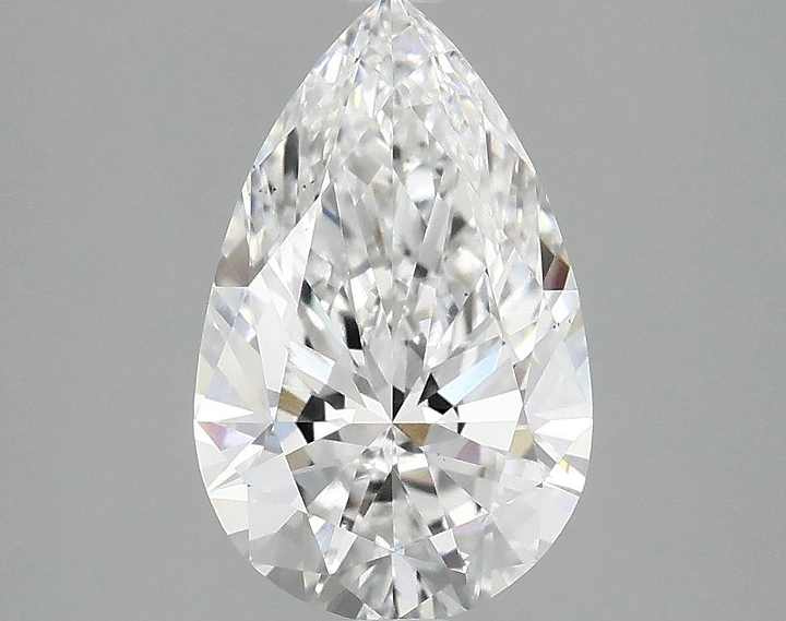 2.0 Carat Pear Shaped Ideal Cut VS2 IGI Certified Lab Grown Diamond
