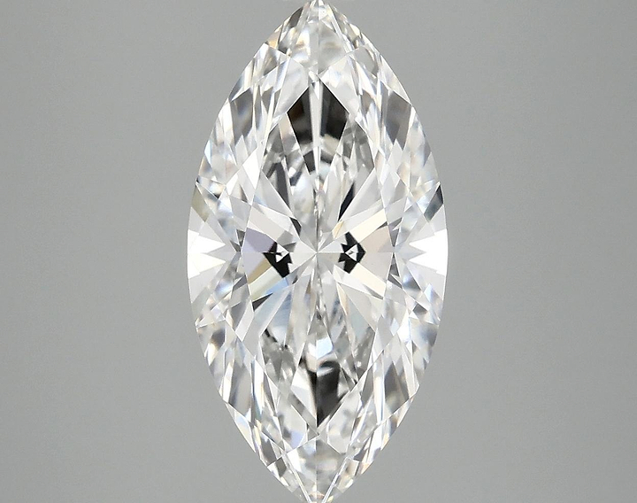 3.08 Carat Marquise Shaped Ideal Cut VVS2 IGI Certified Lab Grown Diamond