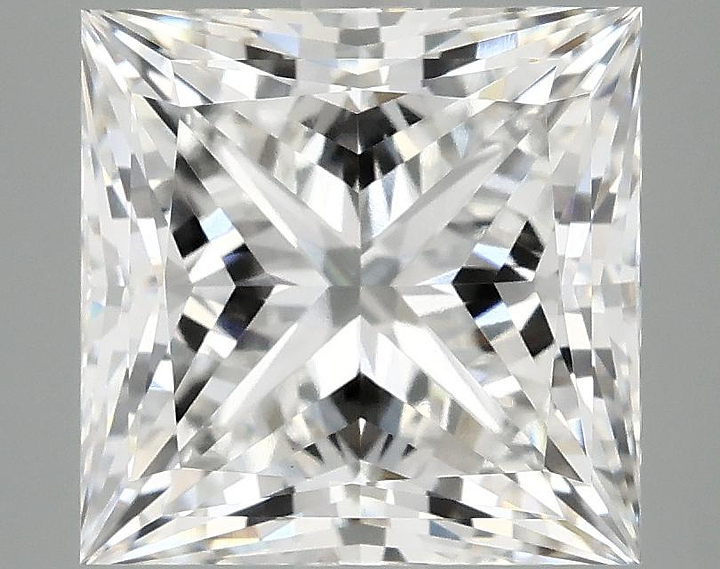 5.1 Carat Princess Shaped Ideal Cut VVS2 IGI Certified Lab Grown Diamond