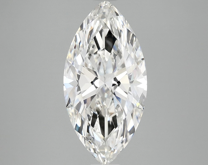 3.34 Carat Marquise Shaped Ideal Cut VVS2 IGI Certified Lab Grown Diamond