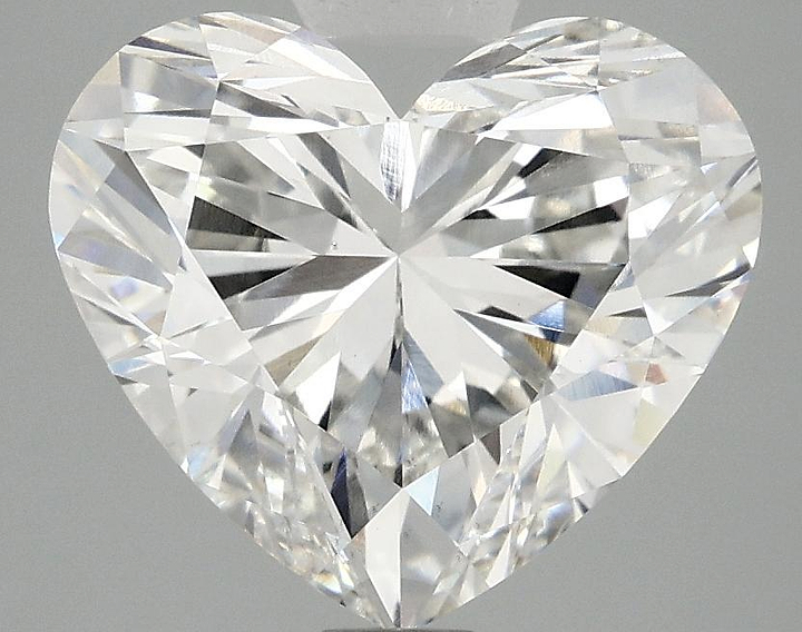 3.88 Carat Heart Shaped Ideal Cut VS1 IGI Certified Lab Grown Diamond