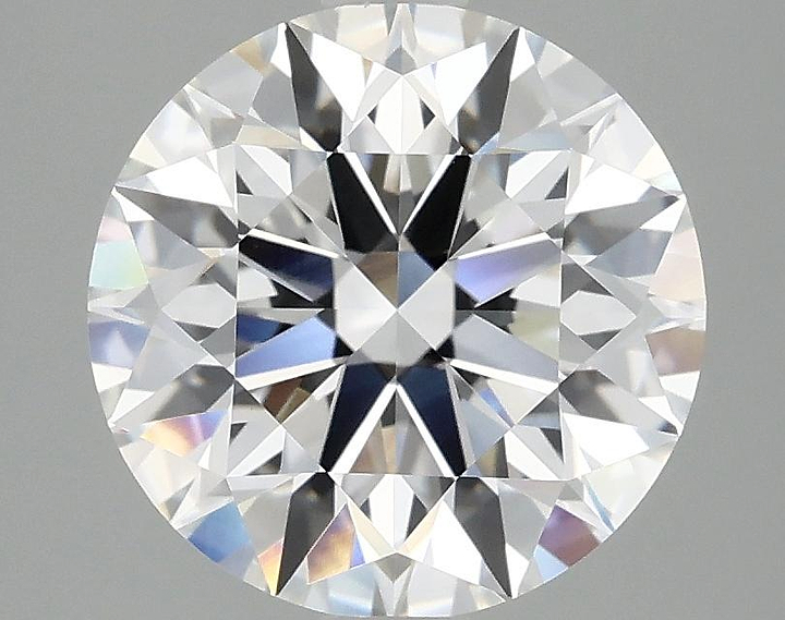 3.09 Carat Round Shaped Excellent Cut VVS2 IGI Certified Lab Grown Diamond