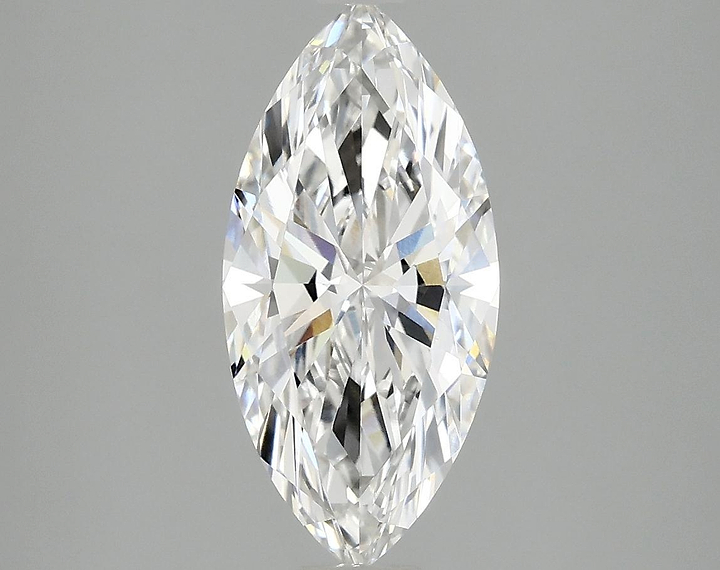 2.06 Carat Marquise Shaped Excellent Cut VVS2 IGI Certified Lab Grown Diamond