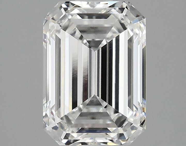 2.05 Carat Emerald Shaped Ideal Cut VVS2 IGI Certified Lab Grown Diamond