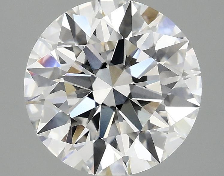 2.58 Carat Round Shaped Ideal Cut VVS2 IGI Certified Lab Grown Diamond