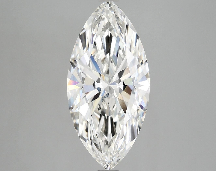 3.1 Carat Marquise Shaped Excellent Cut VVS2 IGI Certified Lab Grown Diamond