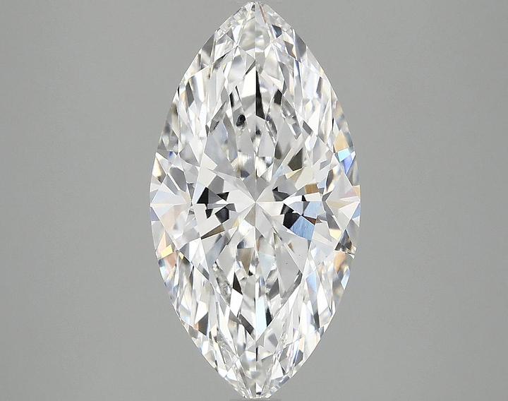 3.08 Carat Marquise Shaped Ideal Cut VVS2 IGI Certified Lab Grown Diamond