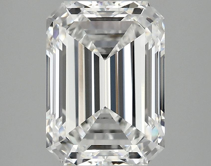 3.01 Carat Emerald Shaped Excellent Cut VS2 IGI Certified Lab Grown Diamond