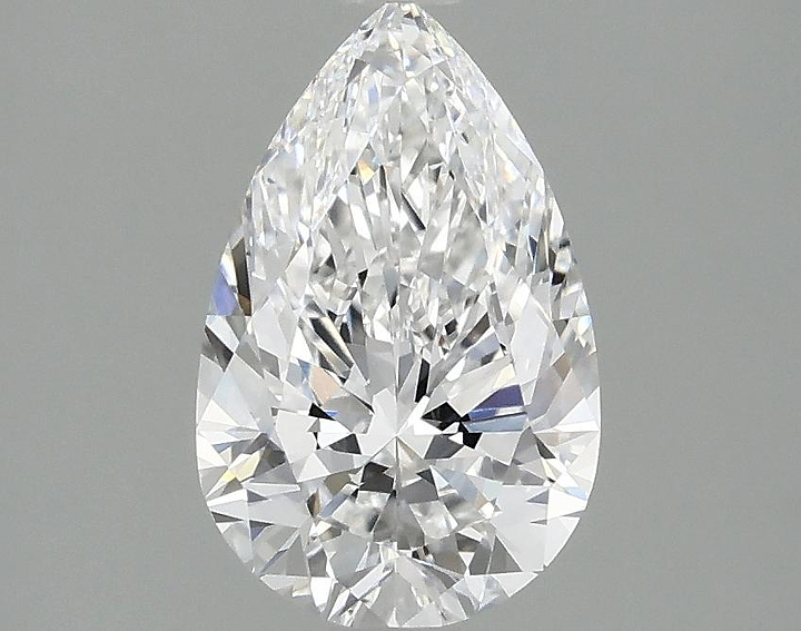 1.6 Carat Pear Shaped Ideal Cut VVS2 IGI Certified Lab Grown Diamond