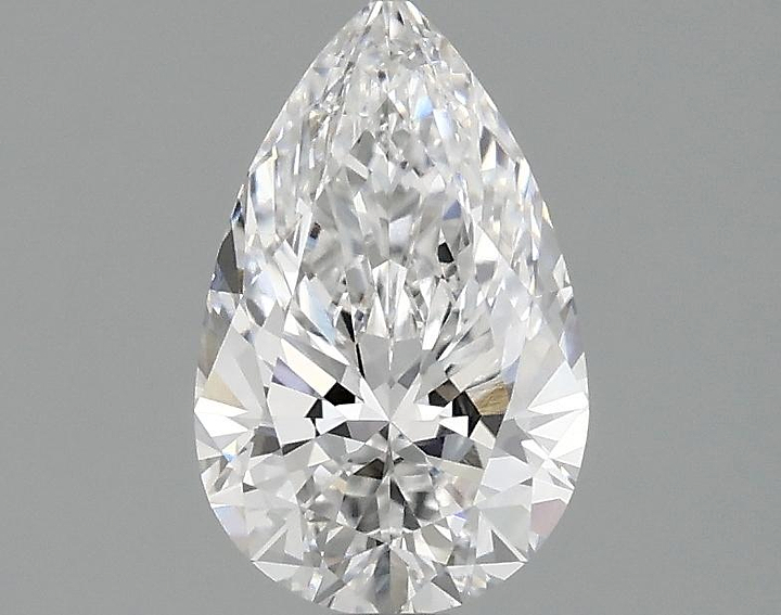1.06 Carat Pear Shaped Ideal Cut VVS2 IGI Certified Lab Grown Diamond