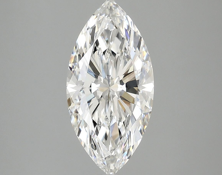 2.06 Carat Marquise Shaped Ideal Cut VVS2 IGI Certified Lab Grown Diamond