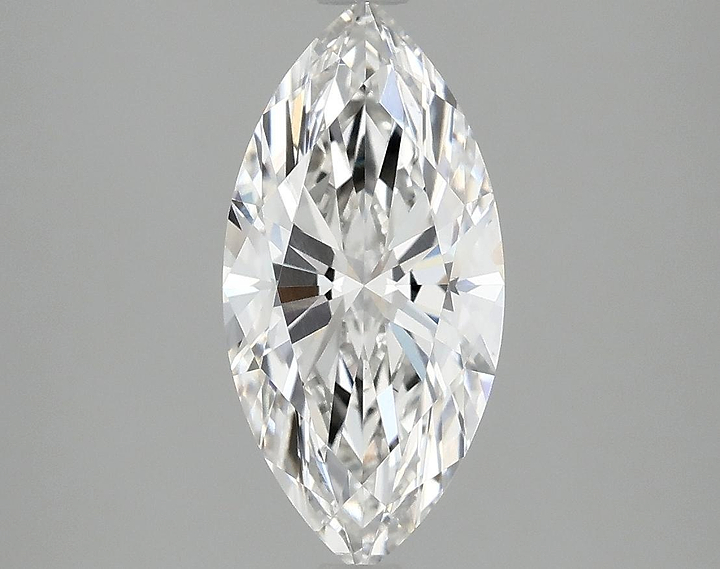 2.03 Carat Marquise Shaped Excellent Cut VVS2 IGI Certified Lab Grown Diamond