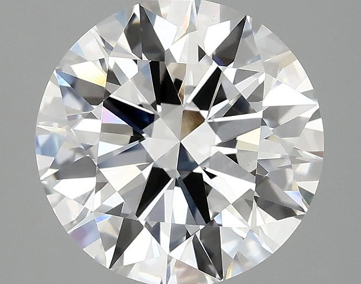 2.98 Carat Round Shaped Ideal Cut VVS2 IGI Certified Lab Grown Diamond