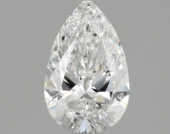 0.98 Carat Pear Shaped Ideal Cut VVS2 IGI Certified Lab Grown Diamond