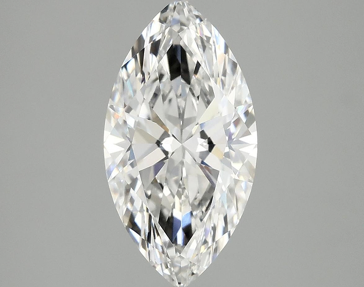 2.01 Carat Marquise Shaped Ideal Cut VVS2 IGI Certified Lab Grown Diamond