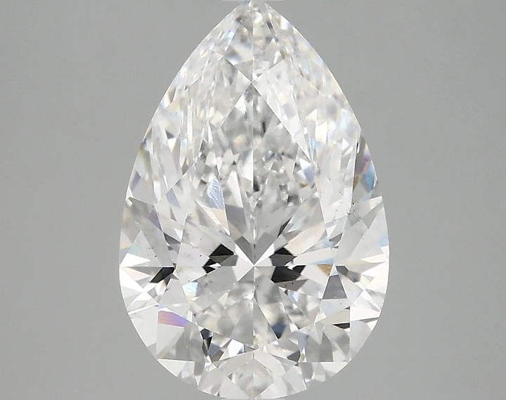 3.08 Carat Pear Shaped Excellent Cut VS2 IGI Certified Lab Grown Diamond
