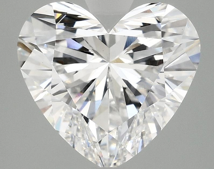 3.08 Carat Heart Shaped Ideal Cut VS1 IGI Certified Lab Grown Diamond