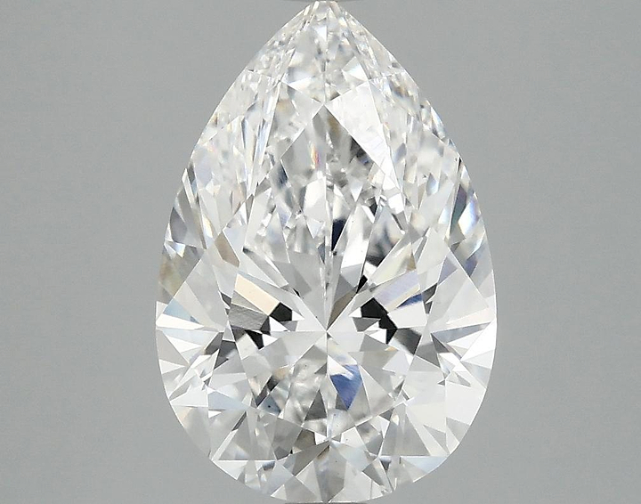 3.07 Carat Pear Shaped Excellent Cut VS1 IGI Certified Lab Grown Diamond
