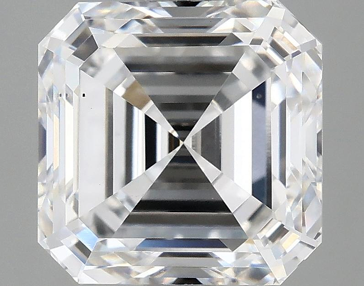 2.9 Carat Asscher Shaped Excellent Cut VS2 IGI Certified Lab Grown Diamond