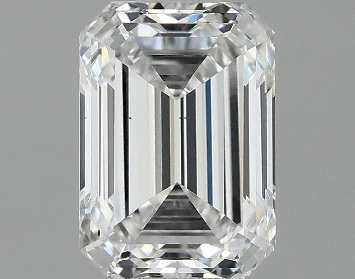 0.96 Carat Emerald Shaped Ideal Cut VS1 IGI Certified Lab Grown Diamond