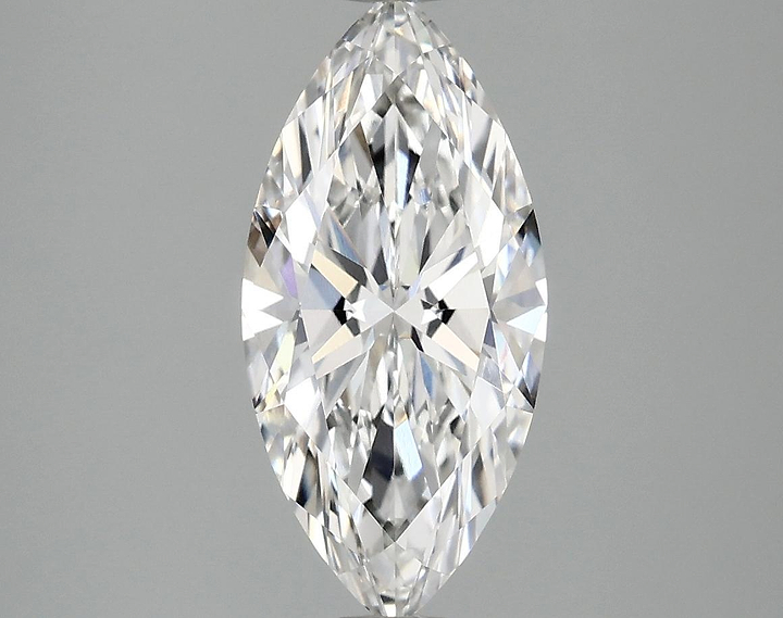 2.05 Carat Marquise Shaped Excellent Cut VVS1 IGI Certified Lab Grown Diamond