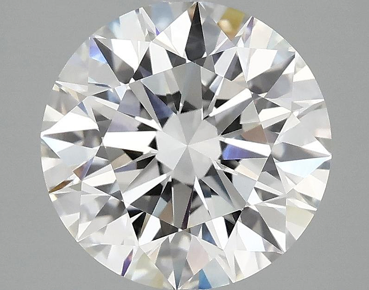 3.06 Carat Round Shaped Ideal Cut VVS2 IGI Certified Lab Grown Diamond