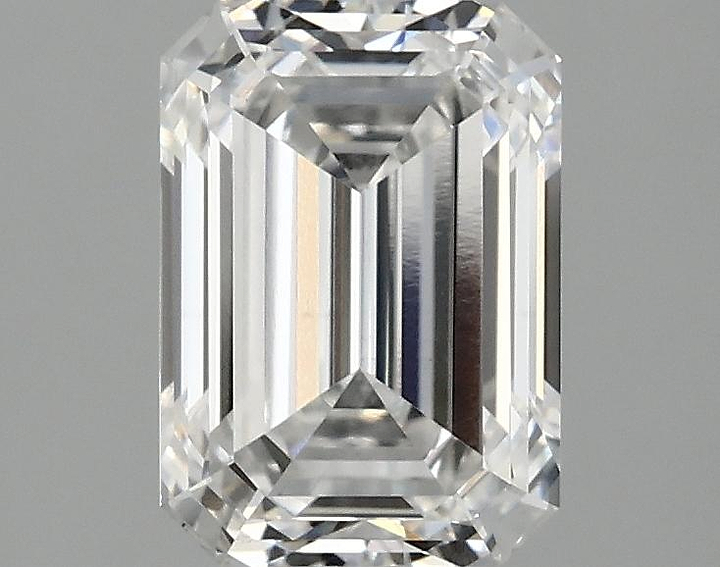 2.05 Carat Emerald Shaped Ideal Cut VVS2 IGI Certified Lab Grown Diamond
