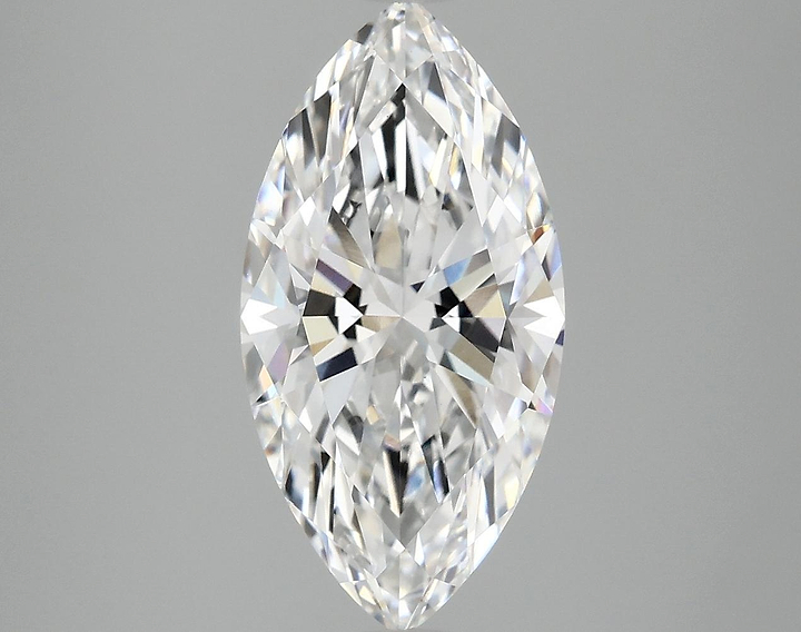 3.01 Carat Marquise Shaped Ideal Cut VVS2 IGI Certified Lab Grown Diamond