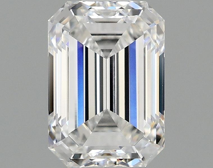 0.98 Carat Emerald Shaped Ideal Cut VVS2 IGI Certified Lab Grown Diamond