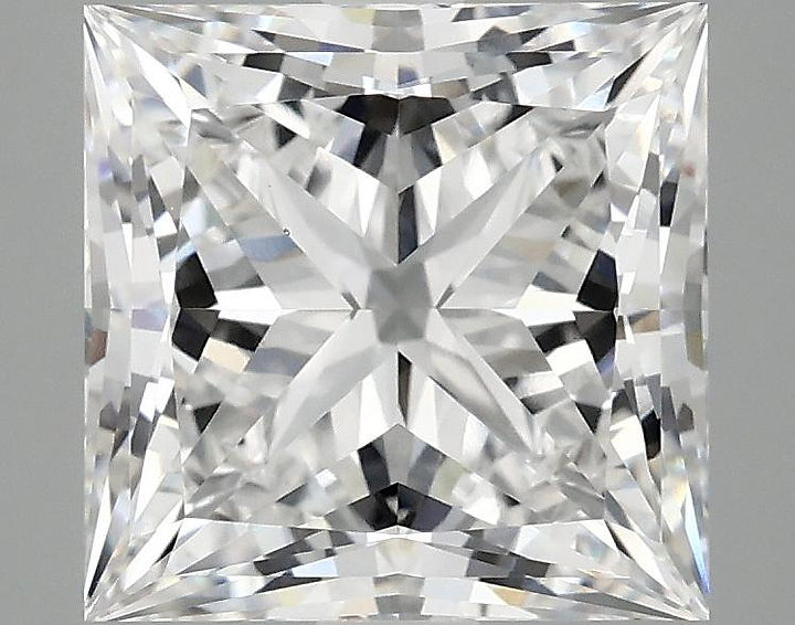 3.82 Carat Princess Shaped Ideal Cut VS1 IGI Certified Lab Grown Diamond