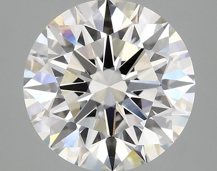 3.09 Carat Round Shaped Ideal Cut VVS2 IGI Certified Lab Grown Diamond