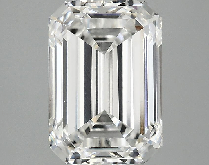 2.98 Carat Emerald Shaped Ideal Cut VS2 IGI Certified Lab Grown Diamond