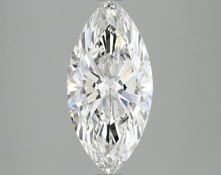 2.03 Carat Marquise Shaped Excellent Cut VVS2 IGI Certified Lab Grown Diamond
