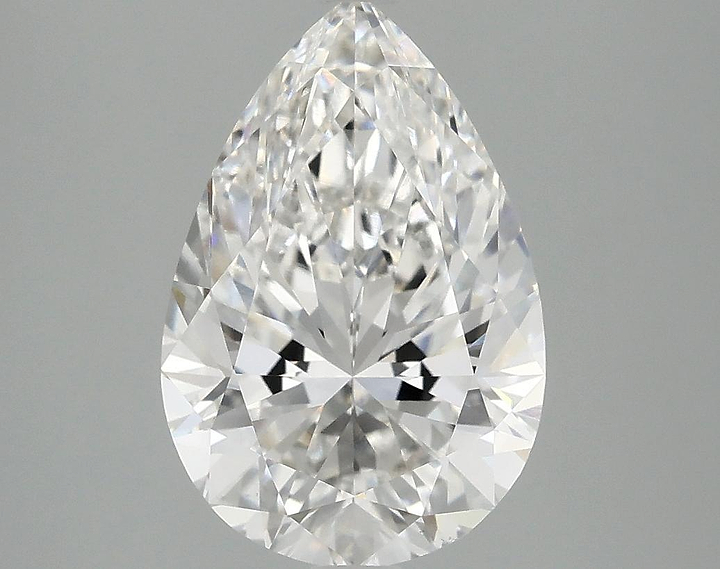 3.09 Carat Pear Shaped Excellent Cut VS1 IGI Certified Lab Grown Diamond