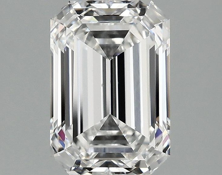 2.01 Carat Emerald Shaped Ideal Cut VS2 IGI Certified Lab Grown Diamond