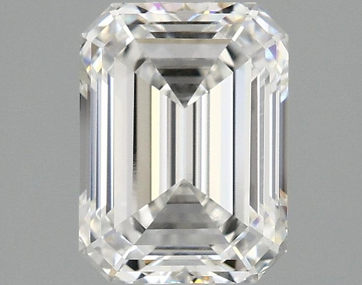 1.98 Carat Emerald Shaped Excellent Cut VVS2 IGI Certified Lab Grown Diamond