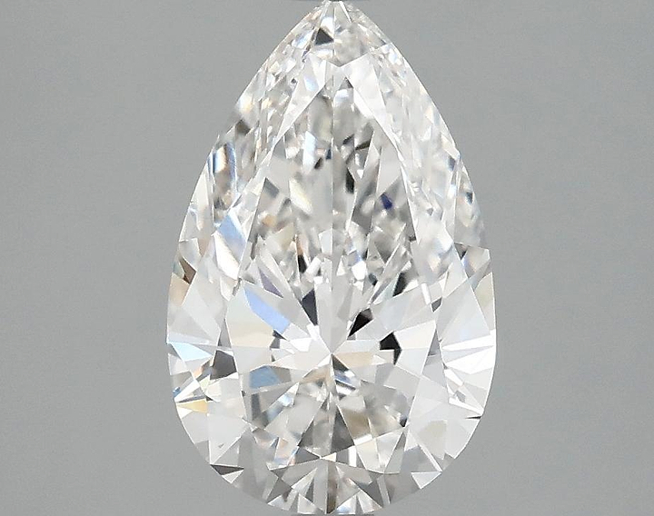 1.99 Carat Pear Shaped Ideal Cut VVS2 IGI Certified Lab Grown Diamond