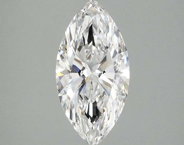 2.1 Carat Marquise Shaped Ideal Cut VVS2 IGI Certified Lab Grown Diamond