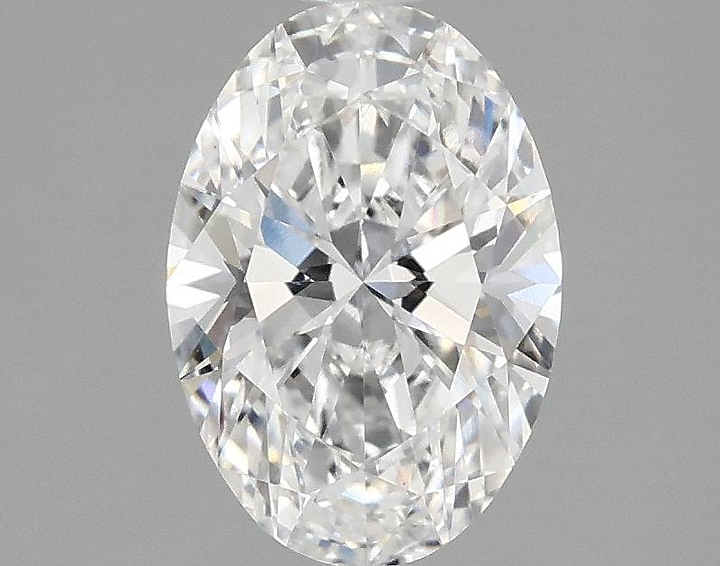 1.5 Carat Oval Shaped Ideal Cut VVS2 IGI Certified Lab Grown Diamond