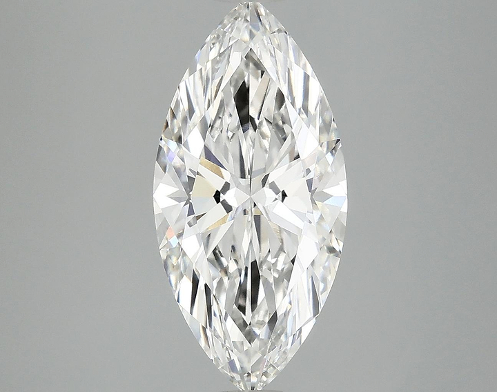 3.03 Carat Marquise Shaped Excellent Cut VVS2 IGI Certified Lab Grown Diamond